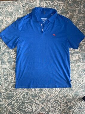 Tommy Bahama Royal Blue Polo with Subtle Logo